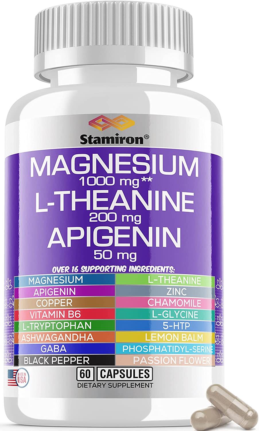 Magensium L-Theanine Apigenin