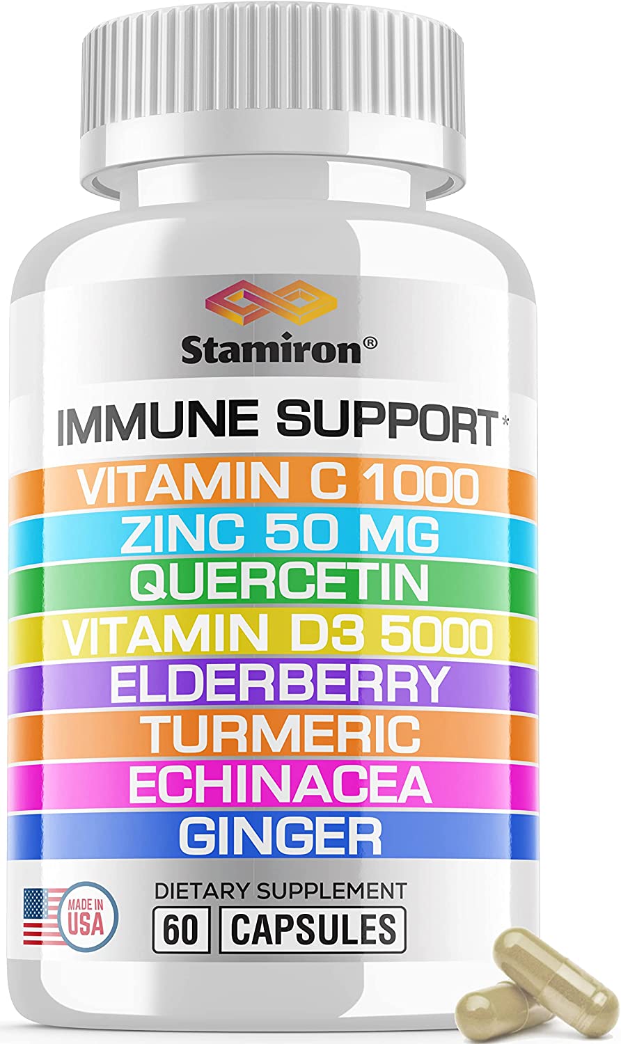 8in1 Immune Support w/ Quercetin Made in USA